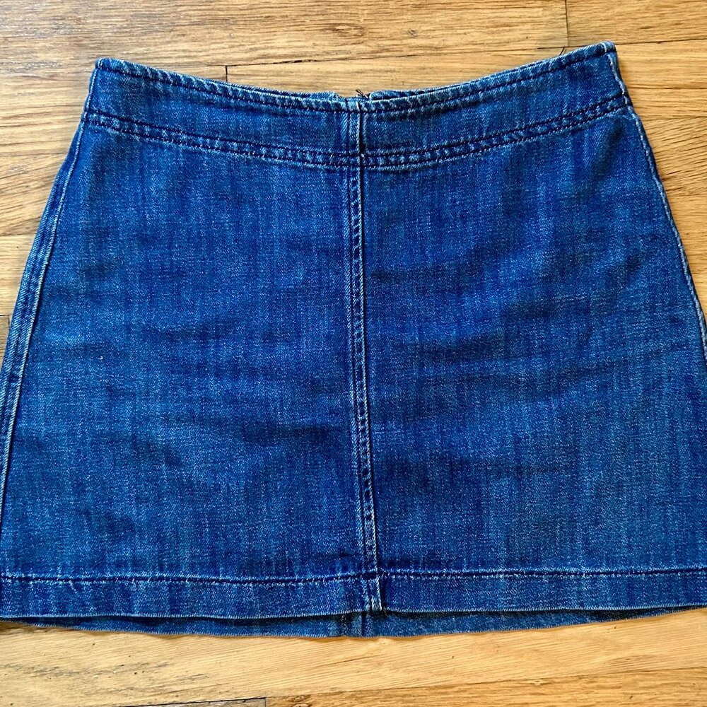 Zara denim mini skirt